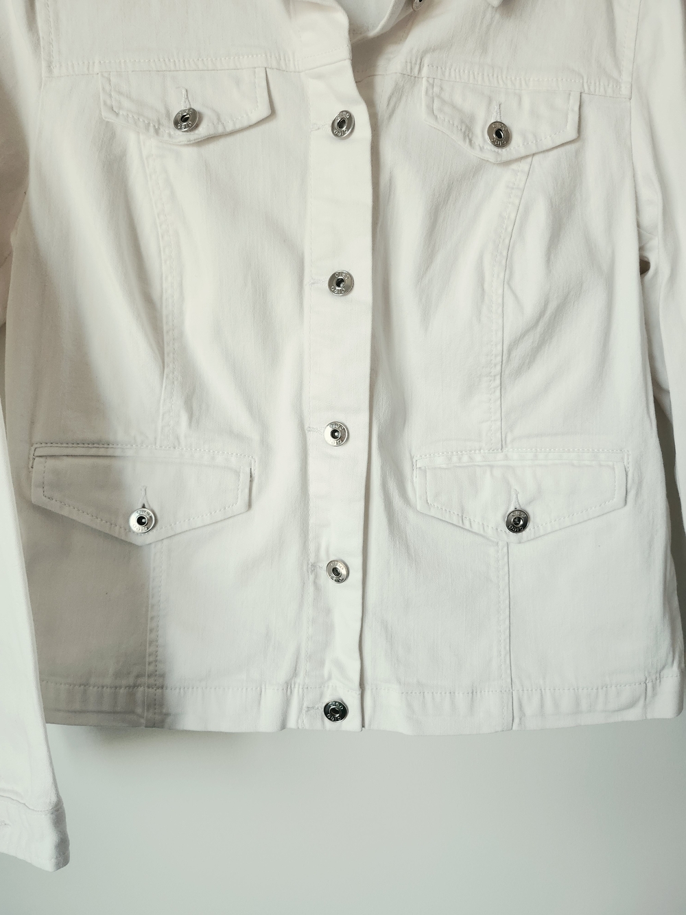 White Denim Jacket - Picture 7 of 10